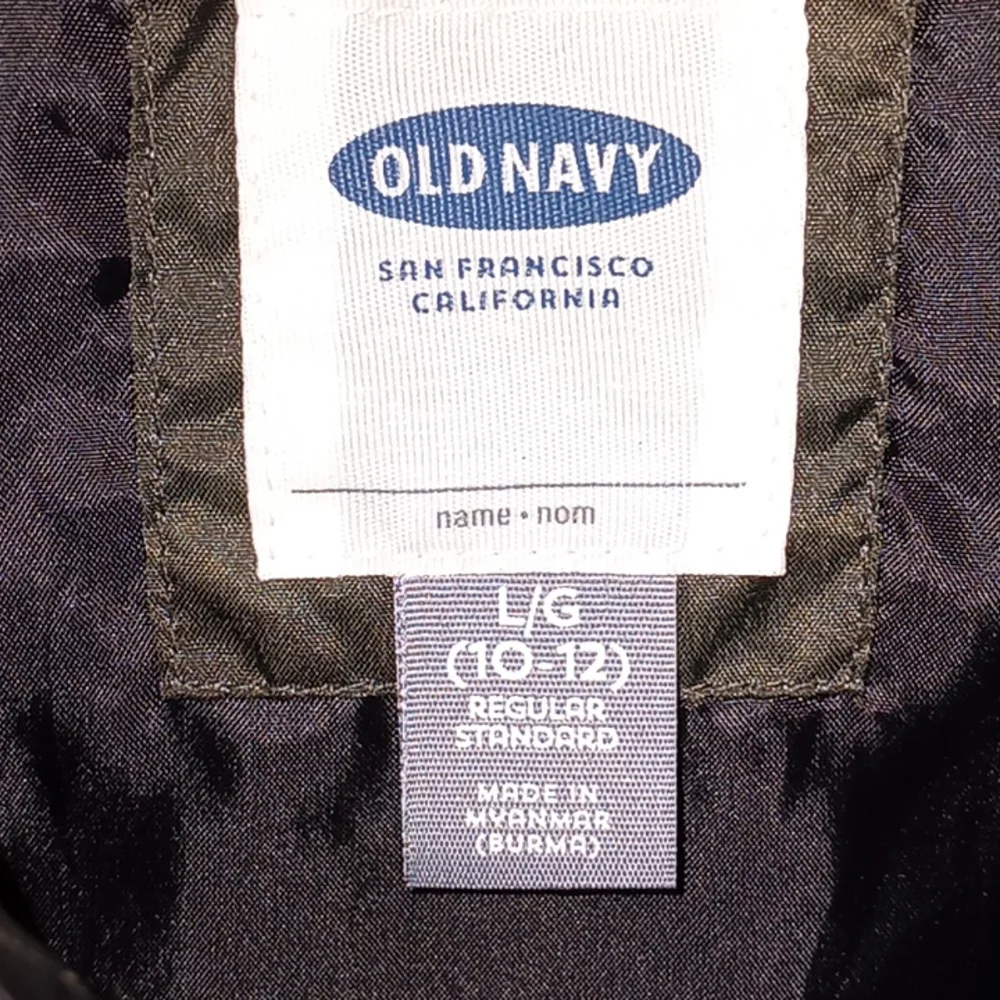 Old Navy Camo Vest Size Large 10/12